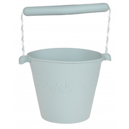 Składane wiaderko do wody i piasku Scrunch Bucket - Błękitne