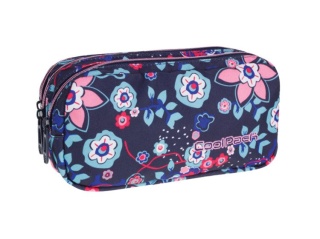 CoolPack Piórnik szkolny, saszetka prostokątna Primus Blush meadow, 3 przegrody