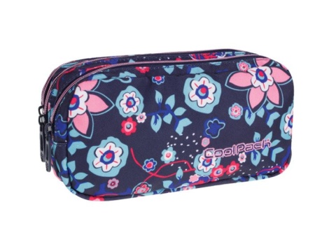 CoolPack Piórnik szkolny, saszetka prostokątna Primus Blush meadow, 3 przegrody