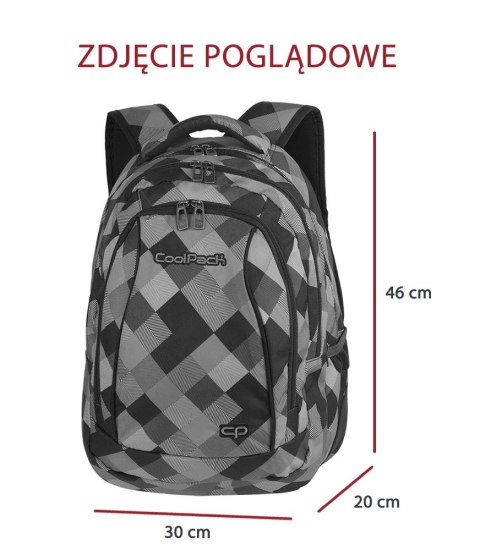 CoolPack Plecak młodzieżowy 2w1 Combo Prism Illusion, 5 przegródek CoolPack Plecak młodzieżowy 2w1 Combo Prism Illusion, 5 przegródek
