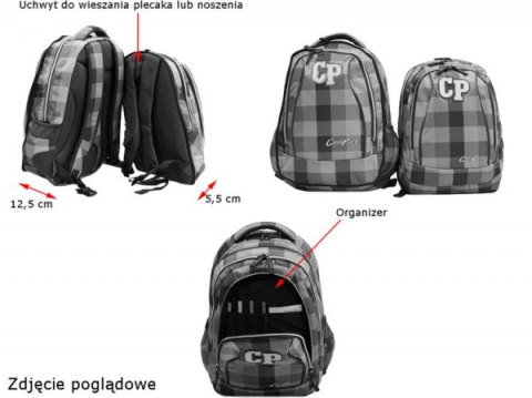 CoolPack Plecak młodzieżowy 2w1 Combo Prism Illusion, 5 przegródek CoolPack Plecak młodzieżowy 2w1 Combo Prism Illusion, 5 przegródek