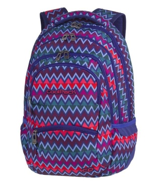 CoolPack Plecak młodzieżowy, klasa 4-6, Collage Chevron Stripes, 4 przegrody