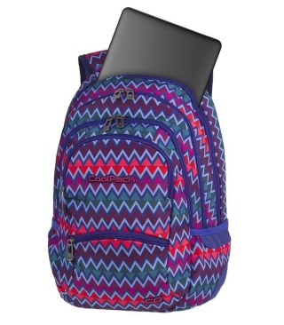 CoolPack Plecak młodzieżowy, klasa 4-6, Collage Chevron Stripes, 4 przegrody