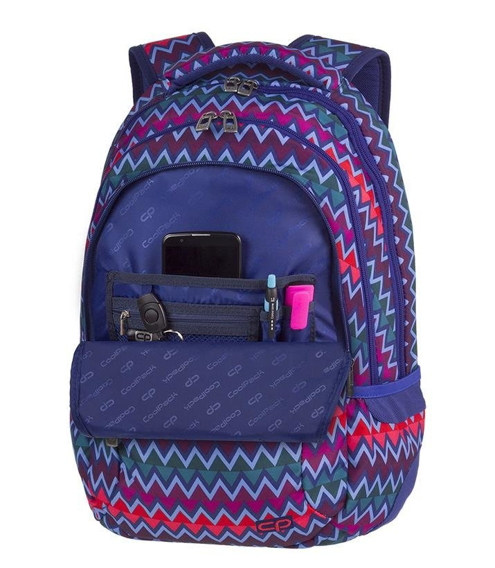CoolPack Plecak młodzieżowy, klasa 4-6, Collage Chevron Stripes, 4 przegrody CoolPack Plecak młodzieżowy, klasa 4-6, Collage Chevron Stripes, 4 przegrody