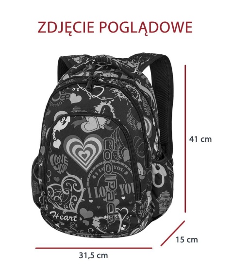 CoolPack Plecak szkolny, klasa 0-3, PRIME Boho Electra, 3 przegródki