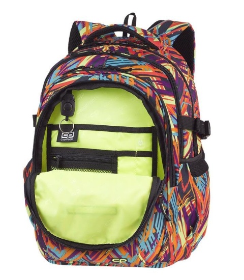 CoolPack Plecak młodzieżowy, klasa 4-8, Factor Color Vibes, 4 przegrody
