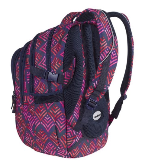 CoolPack Plecak młodzieżowy, klasa 4-8, Factor Hawaii Pink, 4 przegrody