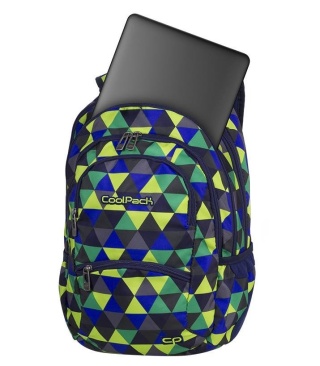 CoolPack Plecak młodzieżowy szkolny, klasa 4-6, Collage Prism Illusion, 4 przegrody