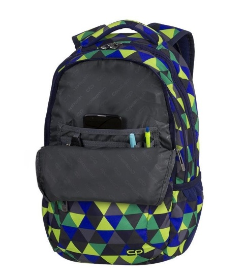 CoolPack Plecak młodzieżowy szkolny, klasa 4-6, Collage Prism Illusion, 4 przegrody
