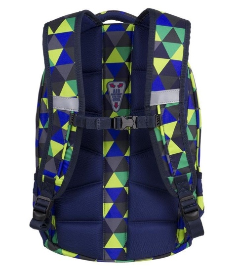 CoolPack Plecak młodzieżowy szkolny, klasa 4-6, Collage Prism Illusion, 4 przegrody