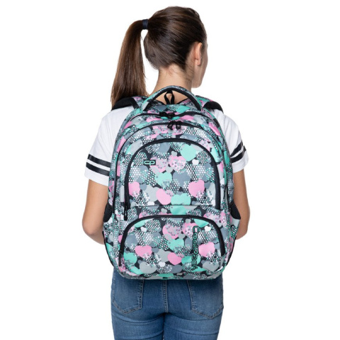 CoolPack Plecak szkoln Spiner MINTY HEARTS CoolPack Plecak szkoln Spiner MINTY HEARTS
