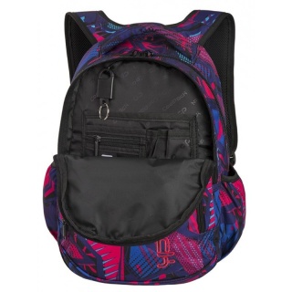 CoolPack Plecak szkolny, klasa 0-3, Prime CRAZY PINK ABSTRACT, 2 komory