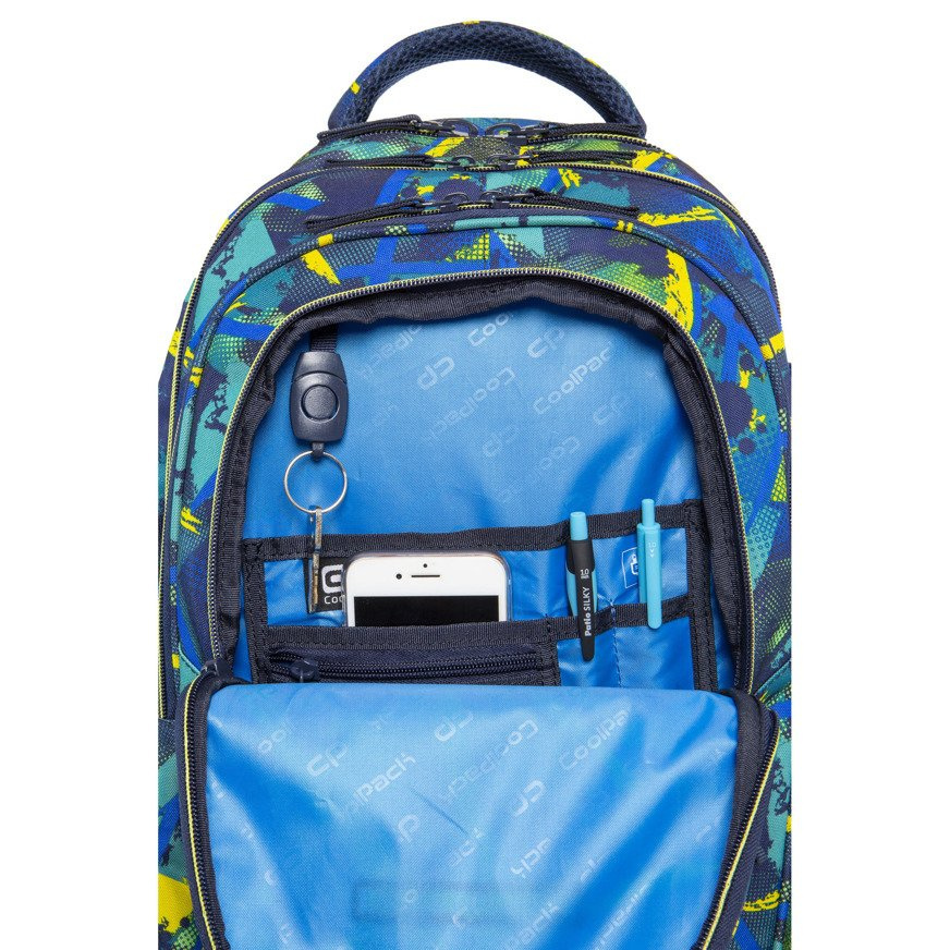 CoolPack Plecak szkolny, klasa 4-8, Factor Abstract Yellow CoolPack Plecak szkolny, klasa 4-8, Factor Abstract Yellow