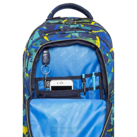 CoolPack Plecak szkolny, klasa 4-8, Factor Abstract Yellow