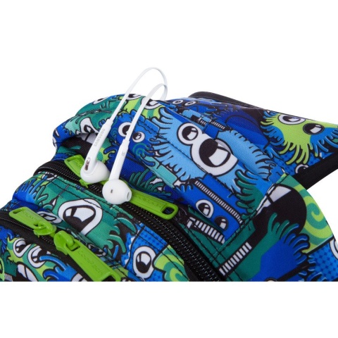 CoolPack Plecak szkolny, Prime Wiggly Eyes Blue