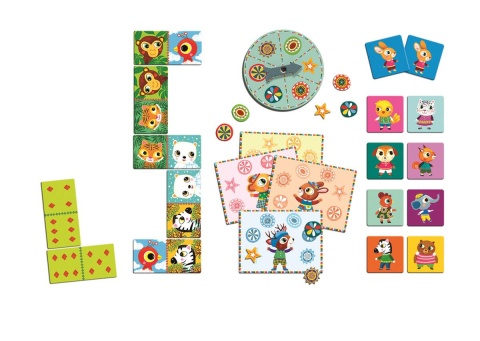 manustore.pl DJECO Gry edukacyjne: Bingo-Memo-Domino