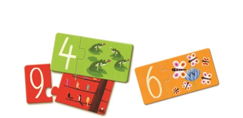 manustore.pl DJECO Puzzle łączenie liczb i liter