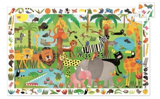 DJECO Puzzle obserwacja Dżungla 35 elementów