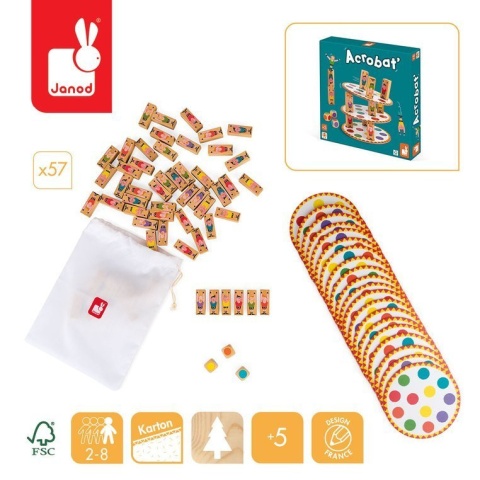 Gra zręcznościowa Akrobaci Janod