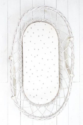 SLEEPEE Prześcieradło do gondoli We care 2-pak Jungle Bird/Szare Kropki