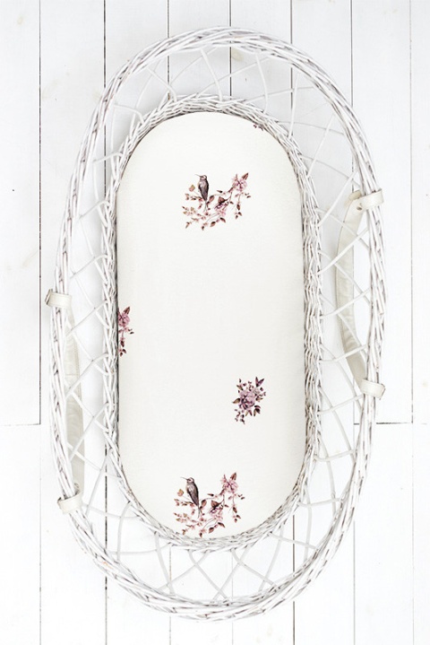 SLEEPEE Prześcieradło do gondoli We care 2-pak Jungle Bird/Szare Kropki