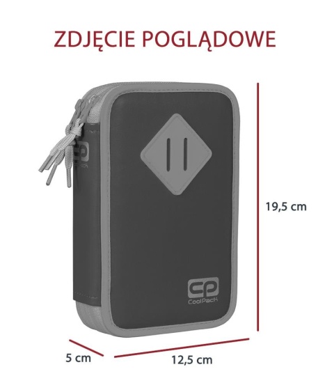 CoolPack Piórnik szkolny podwójny z wyposażeniem Coolpack Jumper 2 Feathers