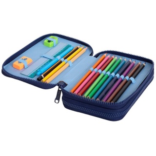 CoolPack Piórnik szkolny podwójny z wyposażeniem Jumper 2 Chevron