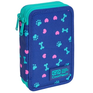 CoolPack Piórnik szkolny podwójny z wyposażeniem Jumper 2 Puppy Love
