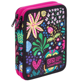 CoolPack Piórnik szkolny podwójny z wyposażeniem Jumper XL Color Bomb