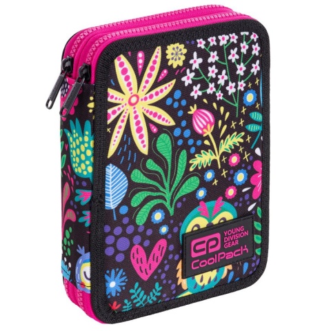 CoolPack Piórnik szkolny podwójny z wyposażeniem Jumper XL Color Bomb