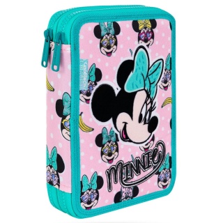 CoolPack Piórnik szkolny podwójny z wyposażeniem Jumper XL Minnie Mouse Pink