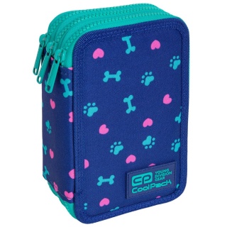 CoolPack Piórnik szkolny potrójny z wyposażeniem Jumper 3 Puppy Love