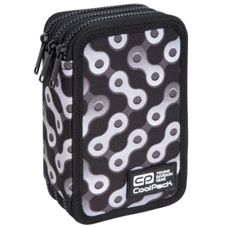 CoolPack Piórnik szkolny potrójny z wyposażeniem Jumper 3 Links
