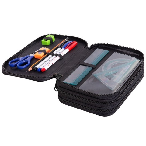 CoolPack Piórnik szkolny potrójny z wyposażeniem Jumper 3 Links