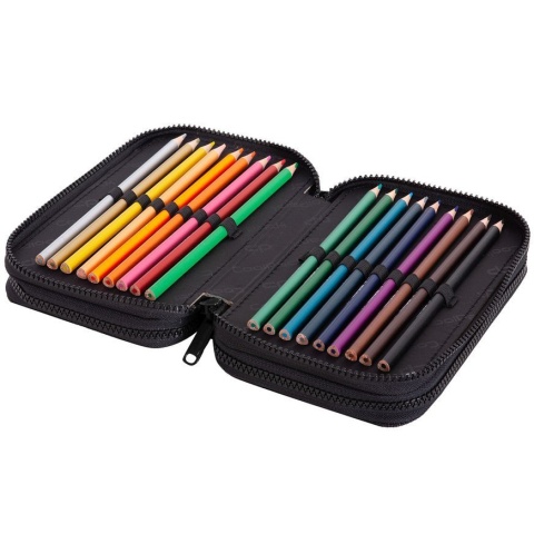 CoolPack Piórnik szkolny potrójny z wyposażeniem Jumper 3 Links
