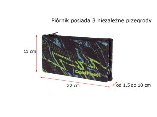 CoolPack Piórnik szkolny saszetka potrójna Trio Lightning