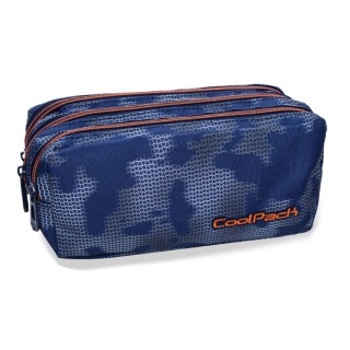 CoolPack Piórnik szkolny Primus Misty Tangerine, 3 komory
