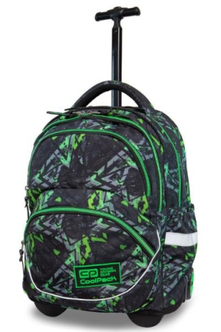 CoolPack Plecak na kółkach Starr Electric Green