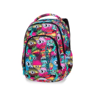 CoolPack Plecak szkolny Strike S Wiggly Eyes Pink