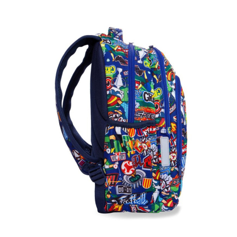 CoolPack Plecak szkolny, klasa 0-3, Prime Football Cartoon CoolPack Plecak szkolny, klasa 0-3, Prime Football Cartoon