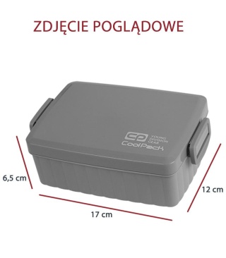 CoolPack Śniadaniówka Lunchbox Snack Blue