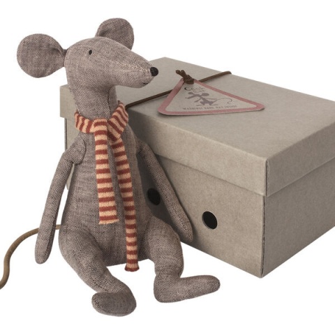 MAILEG Myszka, szczurek - Cool Rat - Grey