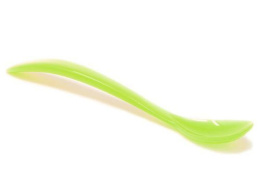 Poupy - Łyżeczka z Plastiku, Zielona, 4m+