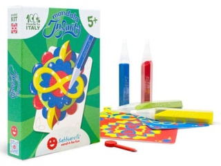 Magiczny piasek do kolorowania Pocket Kit Mandala Sabiarelli