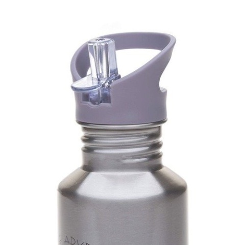 Lassig Butelka - bidon ze stali nierdzewnej z dodatkową zakrętką z ustnikiem 500 ml Adventure Ważka