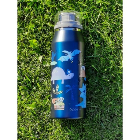 ALFI Bidon termiczny dla dzieci isoBottle 0,35l, zwariowane dinozaury ALFI Bidon termiczny dla dzieci isoBottle 0,35l, zwariowane dinozaury