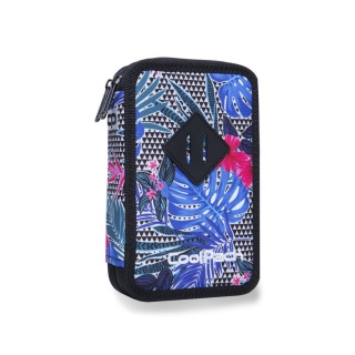 CoolPack Piórnik szkolny podwójny z wyposażeniem Jumper 2 Aloha Blue