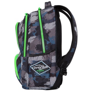 CoolPack Plecak szkolny Spiner Termic Badges Boys Grey