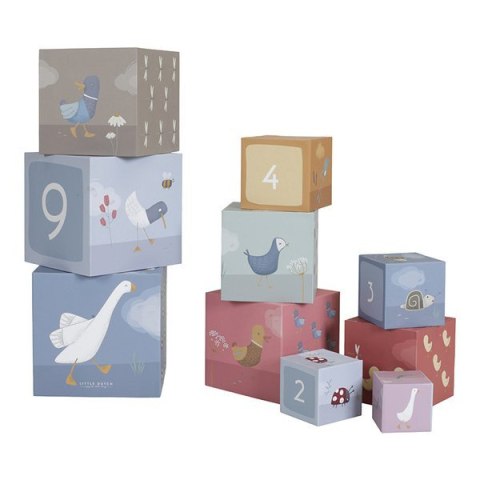 Little Dutch Kartonowa wieża Gąski i cyfry Little Goose Little Dutch Kartonowa wieża Gąski i cyfry Little Goose
