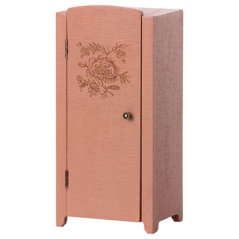 MAILEG Miniature closet - Dusty Rose, Miniaturowa szafa Dusty Rose